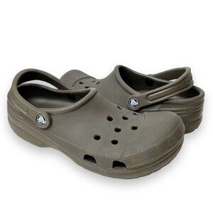 CROCS Classic Clogs brown Men’s 8 9 Women’s 10 11 lightweight shoes unisex comfy